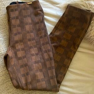 Tahari Faux Leather Skinny Pants